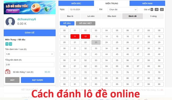 Người mới bắt đầu chơi lô đề online như nào?
