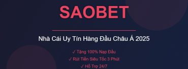 SAOBET Nhà Cái Uy Tín